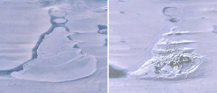 Озеро в Антарктиді раптово зникло