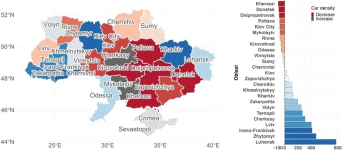 Вчені використали супутникові знімки для виявлення міграції населення через вторгнення в Україну