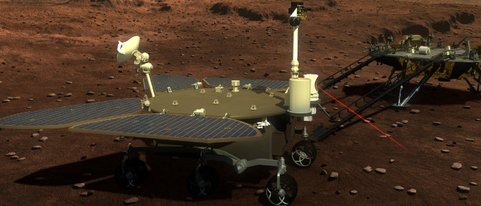 Китайський марсохід відправив перші фотографії з поверхні Марса