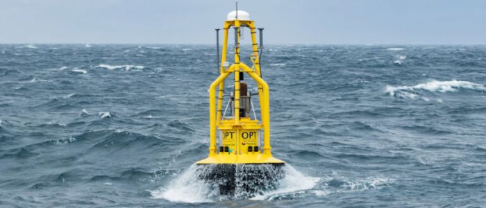 Величезна машина вловлює енергію океанських хвиль