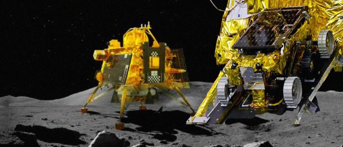 Індійський марсохід виявив сірку на південному полюсі Місяця