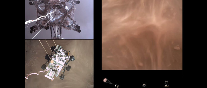 НАСА випустило відео приземлення Персеверанса на Марсі