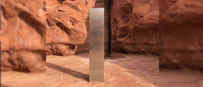 Вчені виявили загадковий металевий «моноліт» в пустелі Юта