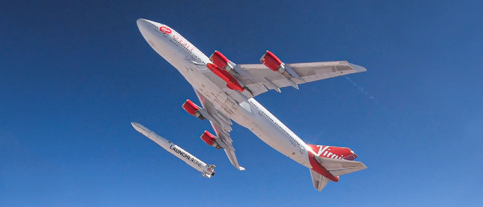 Virgin Orbit тільки що запустила ракету, прив'язану до крила 747-го