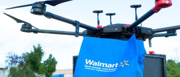 Вол-Март почав доставляти товари за допомогою дронів