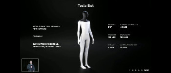 Ілон Маск представив гуманоїдного «Тесла бота»