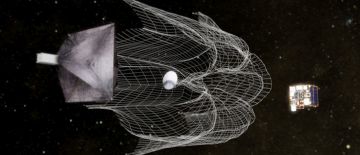 Дослідники розгорнули масивну сітку для ловлі космічного сміття