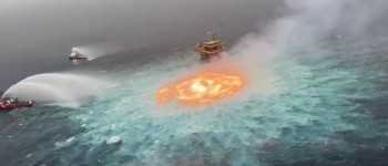 Витік з підводного нафтопроводу запалив Мексиканську затоку